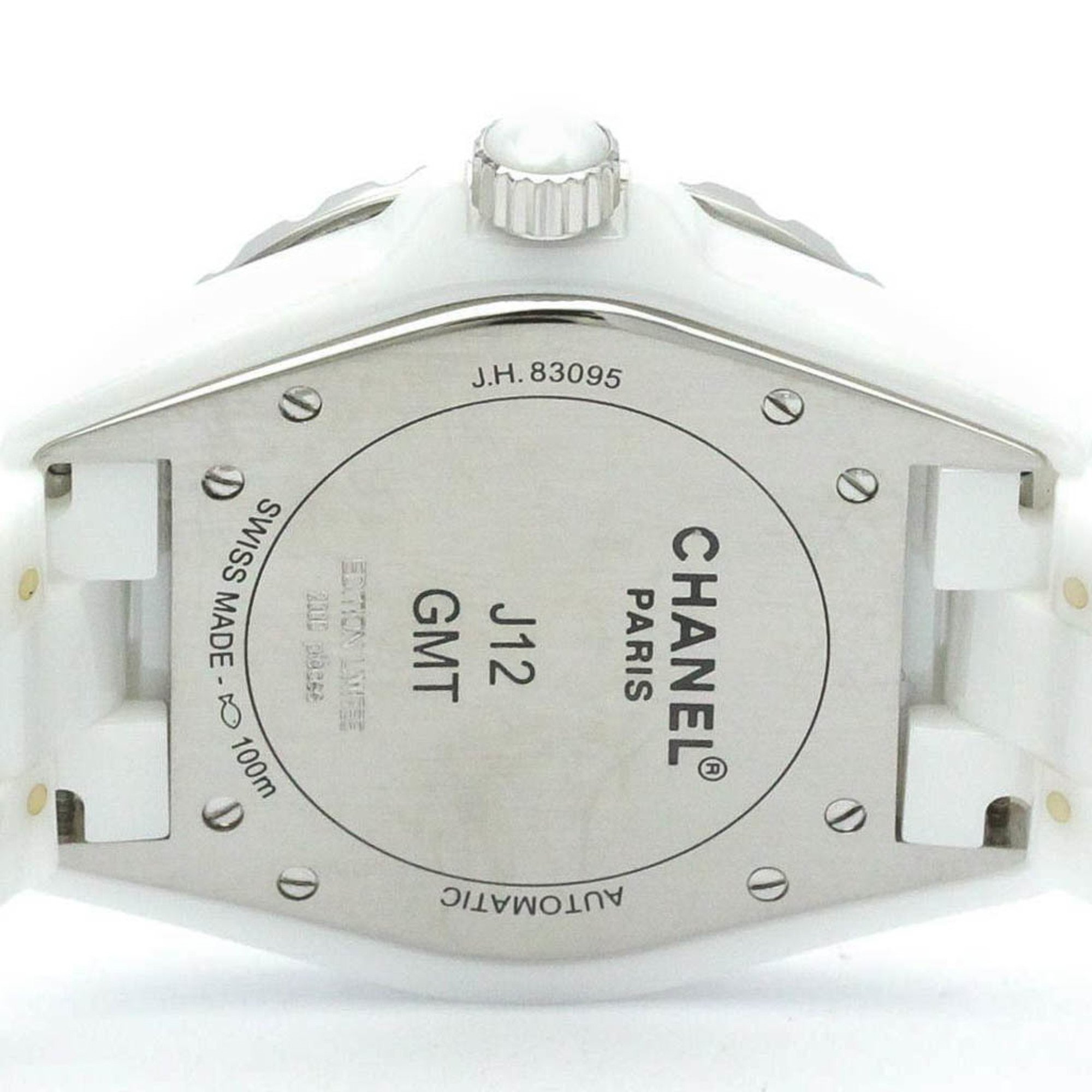 Polished CHANEL J12 Ceramic Automatic Mens Watch H2126 BF576533