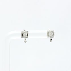 Tiffany Fleur De Lis Key Bar Earrings Diamond White Gold (18K) Stud Earrings Carat/0.03 Silver