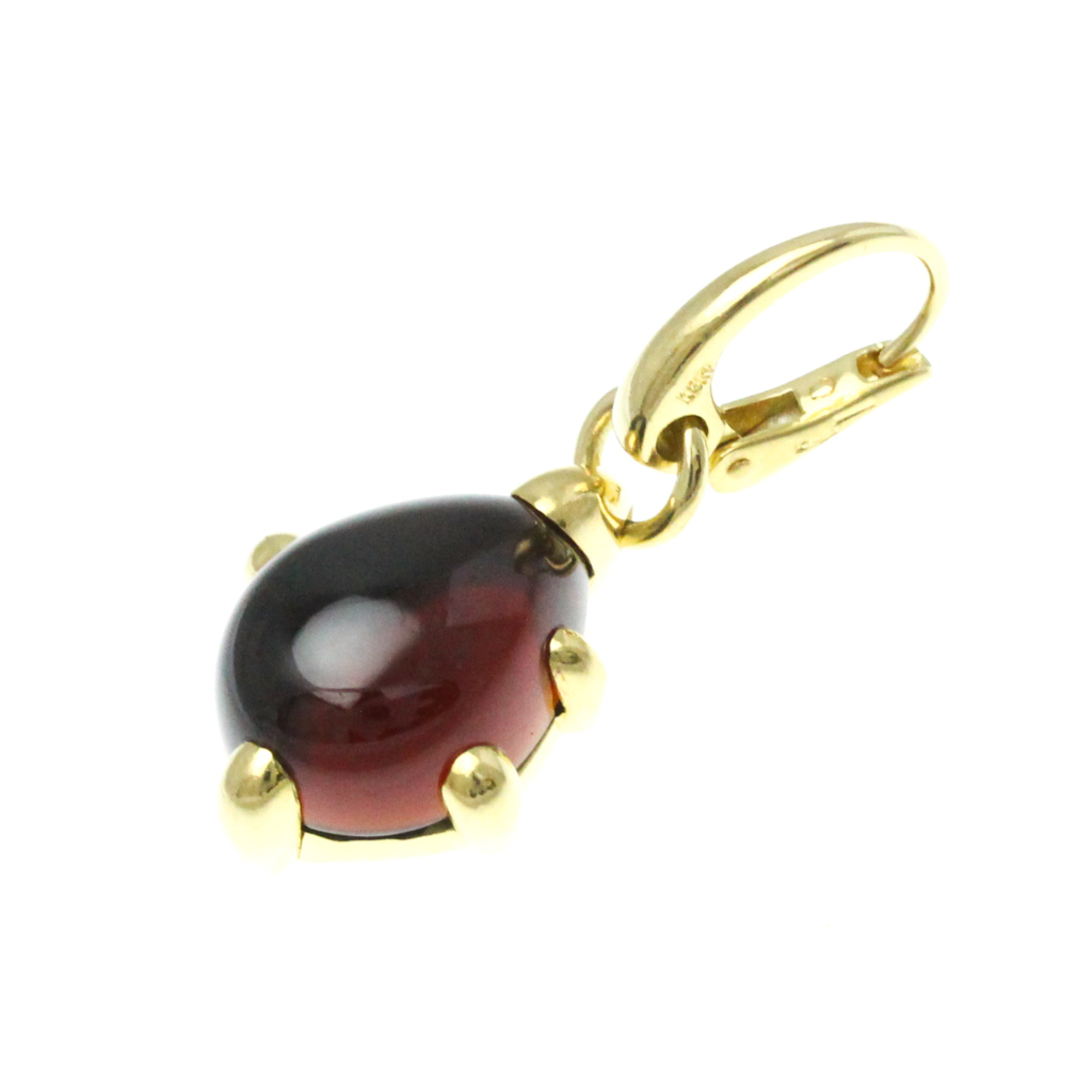 Pomellato Garnet Pendant Garnet Men,Women Fashion Pendant Necklace (Gold)