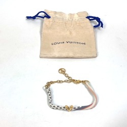 LOUIS VUITTON M68415 Be Mindful V Bracelet Silk Women's White