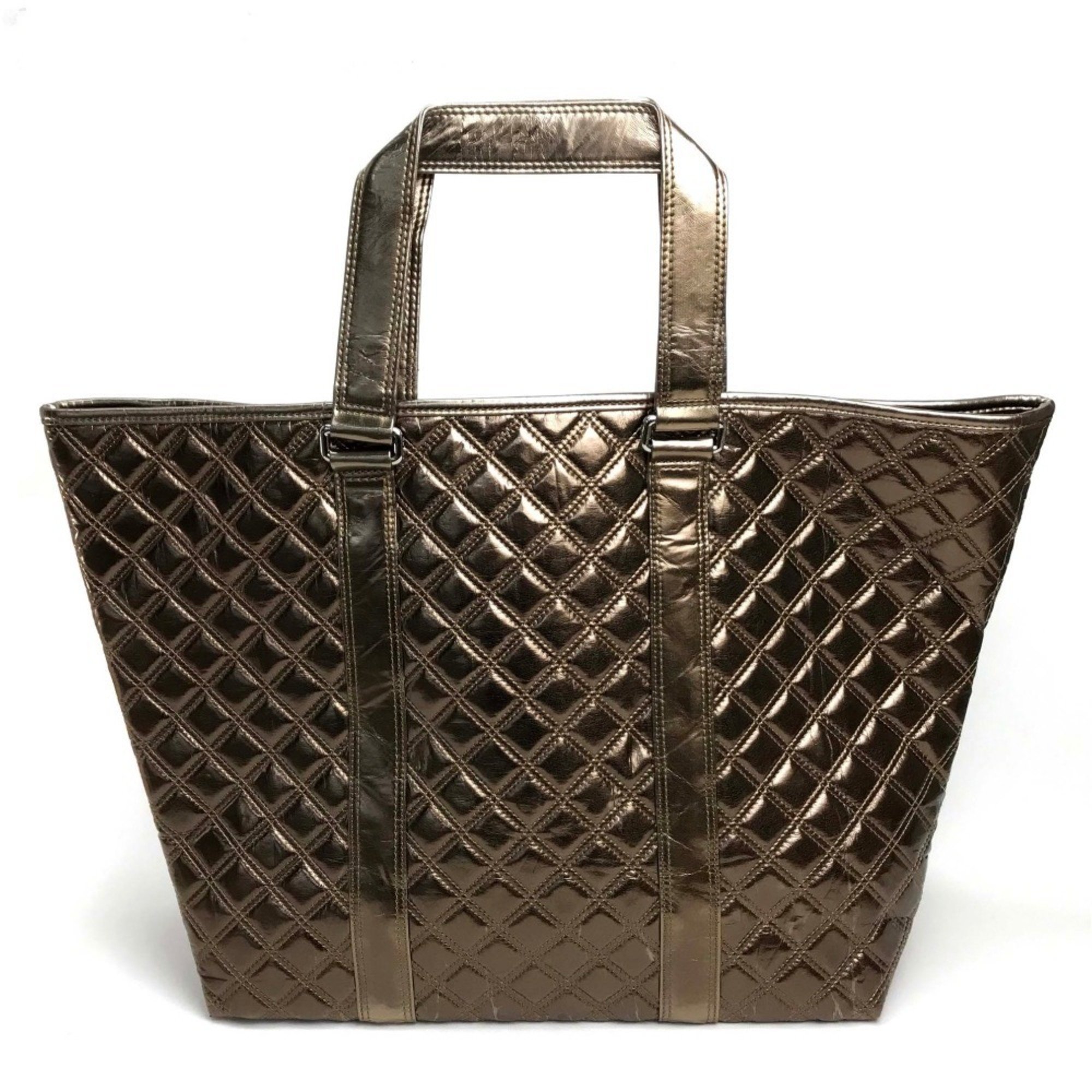 MARC JACOBS Quilted Tote (M size) Not for sale bag Nylon Women's Bronze