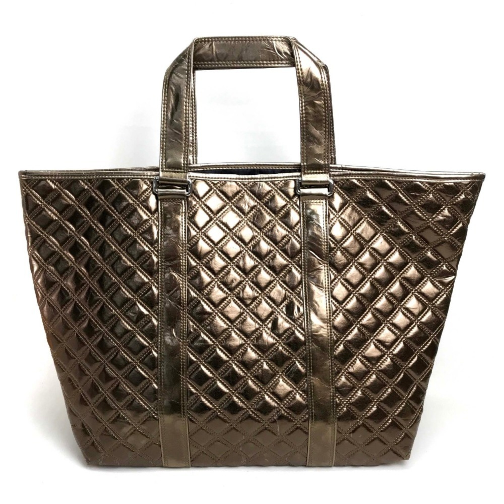 MARC JACOBS Quilted Tote (M size) Not for sale bag Nylon Women's Bronze