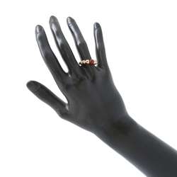 Van Cleef & Arpels Ring Perlée Couleur Variation Carnelian K18PG Size 52 VCARO63F52 VCARO63F00