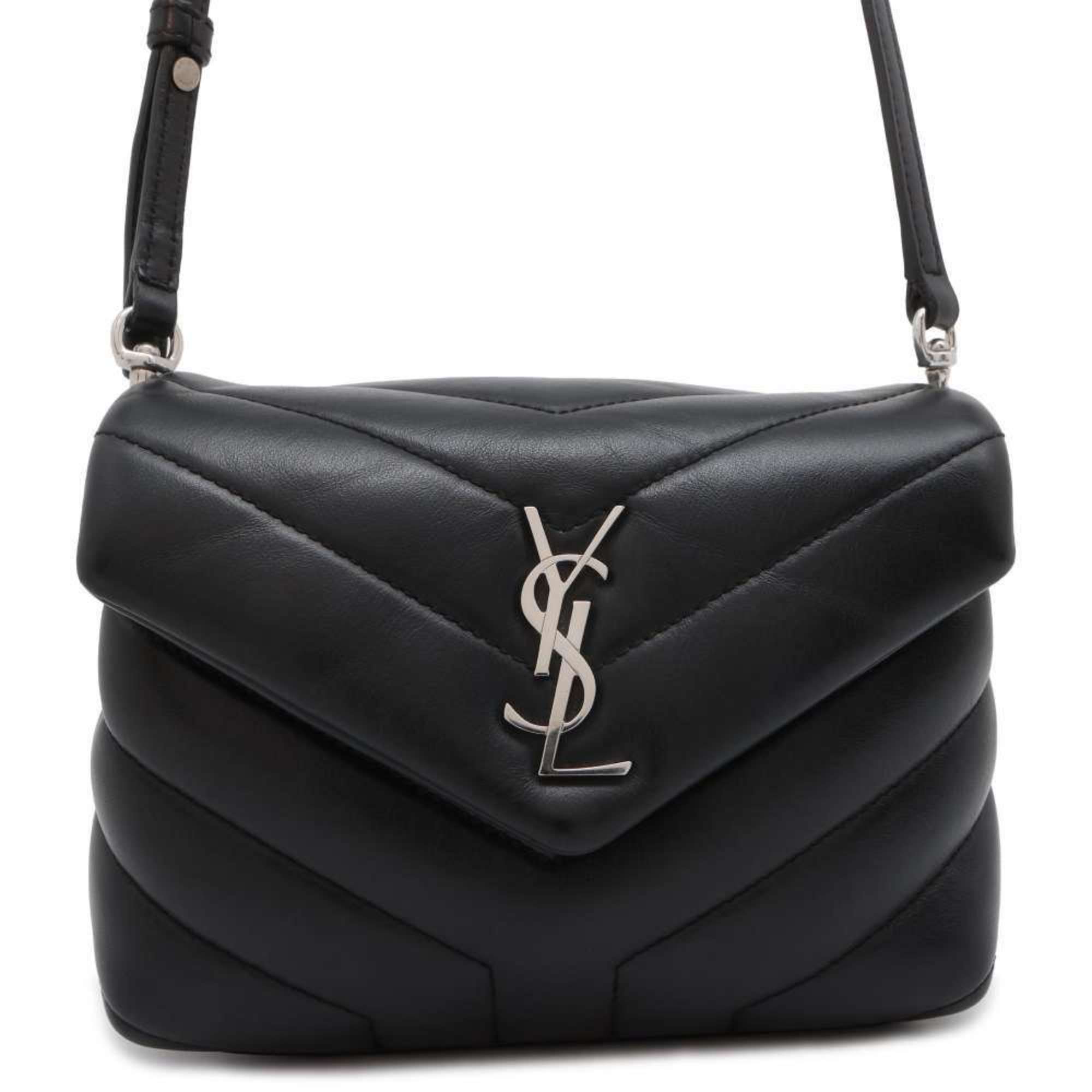 Saint Laurent Shoulder Bag Lulu Toy 467072 SAINT LAURENT PARIS Black