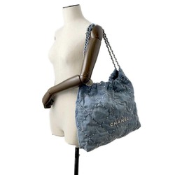 Chanel Handbag 22 Denim AS3261 CHANEL Bag Shoulder