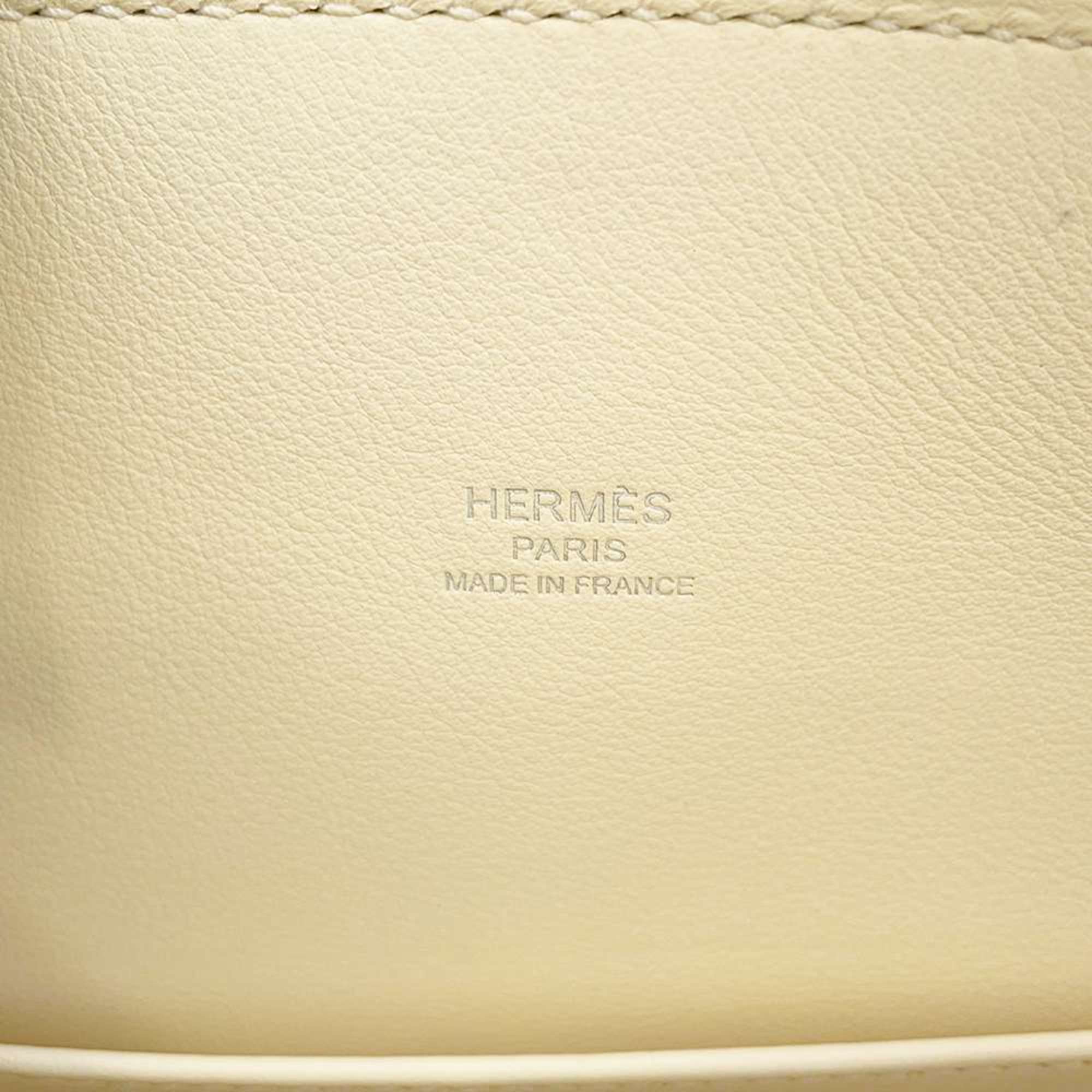 Hermes Bolide 1923 25 Verso Blue Brume Cre Epson Z engraved 2way shoulder bag