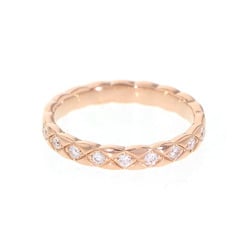 Chanel Ring Coco Crush Collection Diamond K18PG Pink Gold Size 55