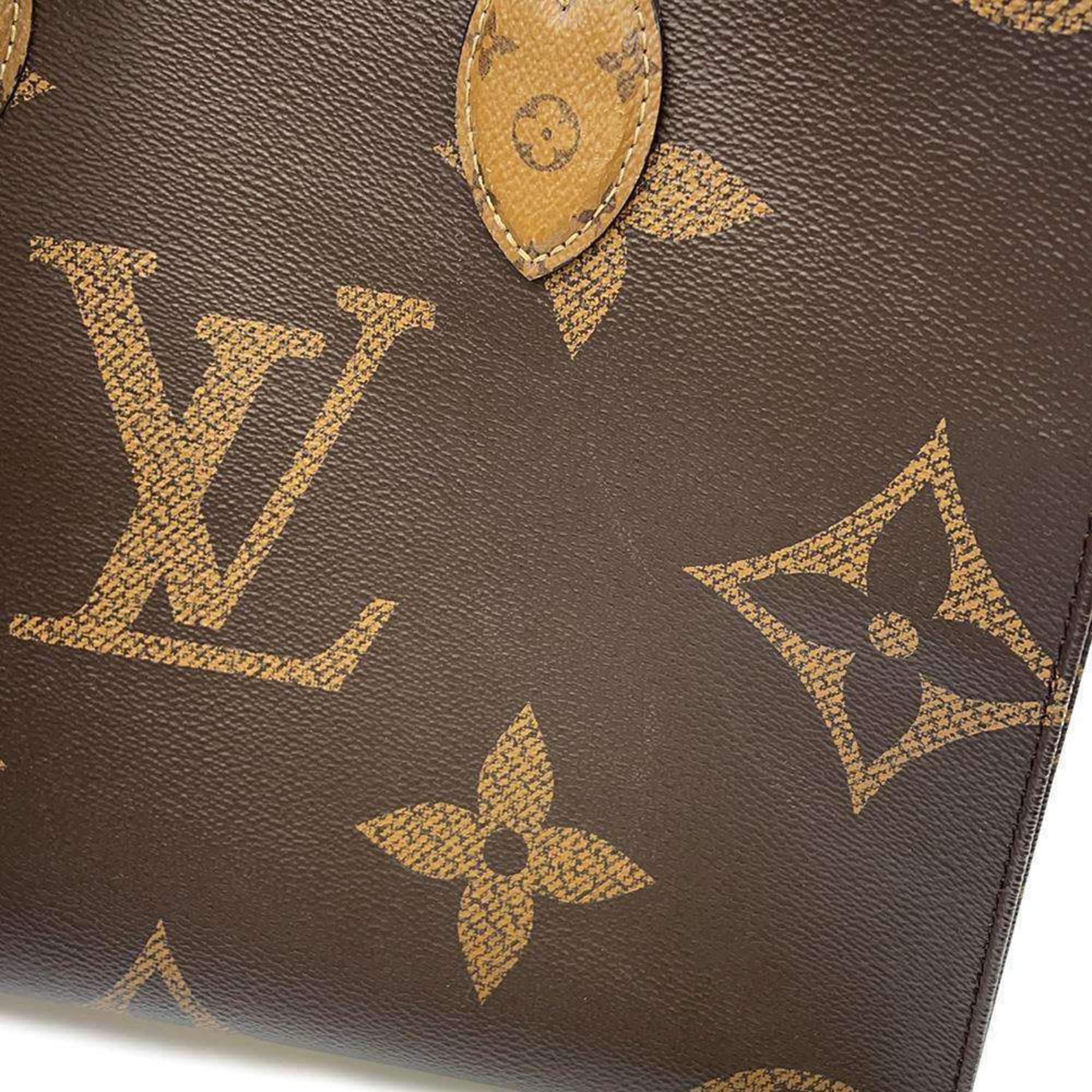 Louis Vuitton Tote Bag Monogram Reverse Giant On the Go MM M45321 2way Shoulder