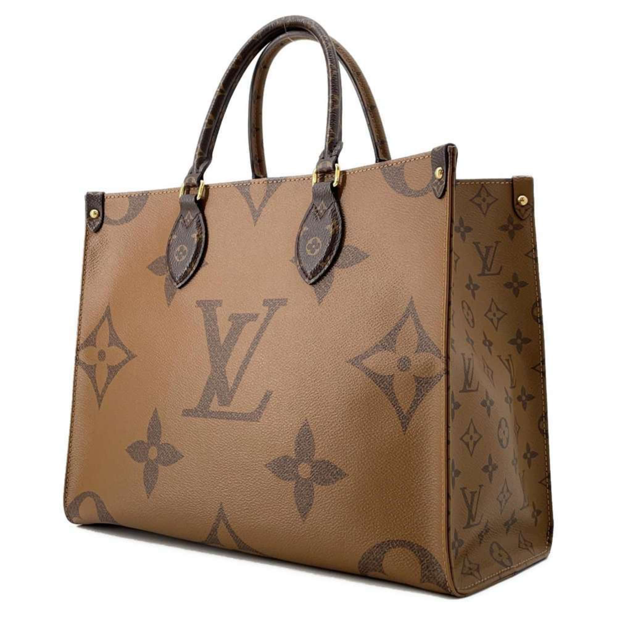 Louis Vuitton Tote Bag Monogram Reverse Giant On the Go MM M45321 2way Shoulder