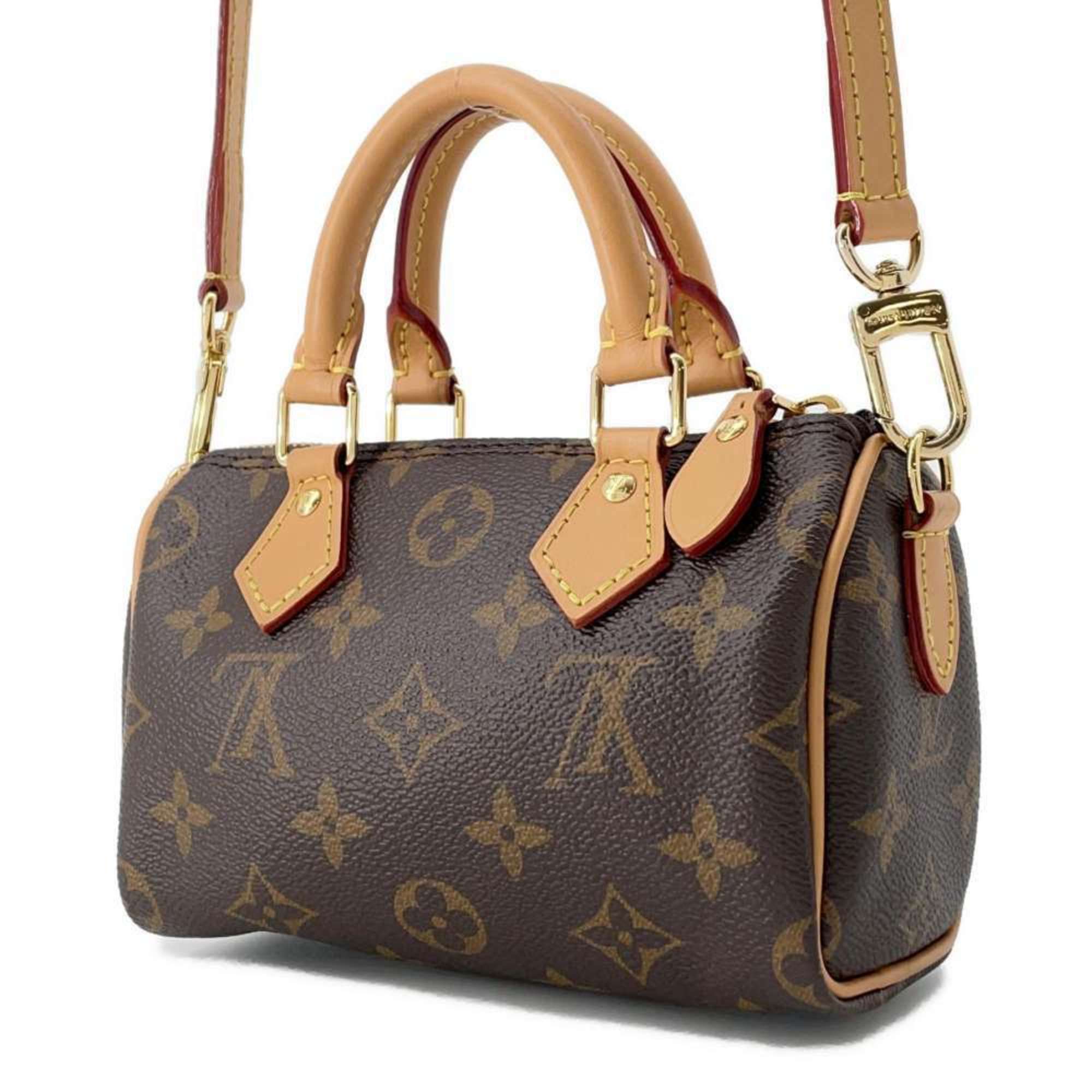 Louis Vuitton Handbag Monogram Nano Speedy M81085 LOUIS VUITTON 2way Shoulder Bag