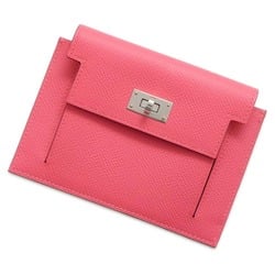 Hermes wallet Kelly Pocket Compact Rose Azalee Epson D stamp