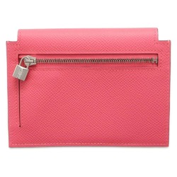 Hermes wallet Kelly Pocket Compact Rose Azalee Epson D stamp