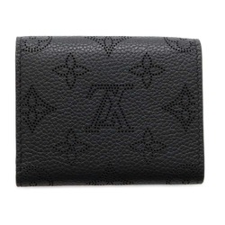 Louis Vuitton Wallet Monogram Mahina Portefeuille Iris XS M67498 LOUIS VUITTON Tri-fold Black