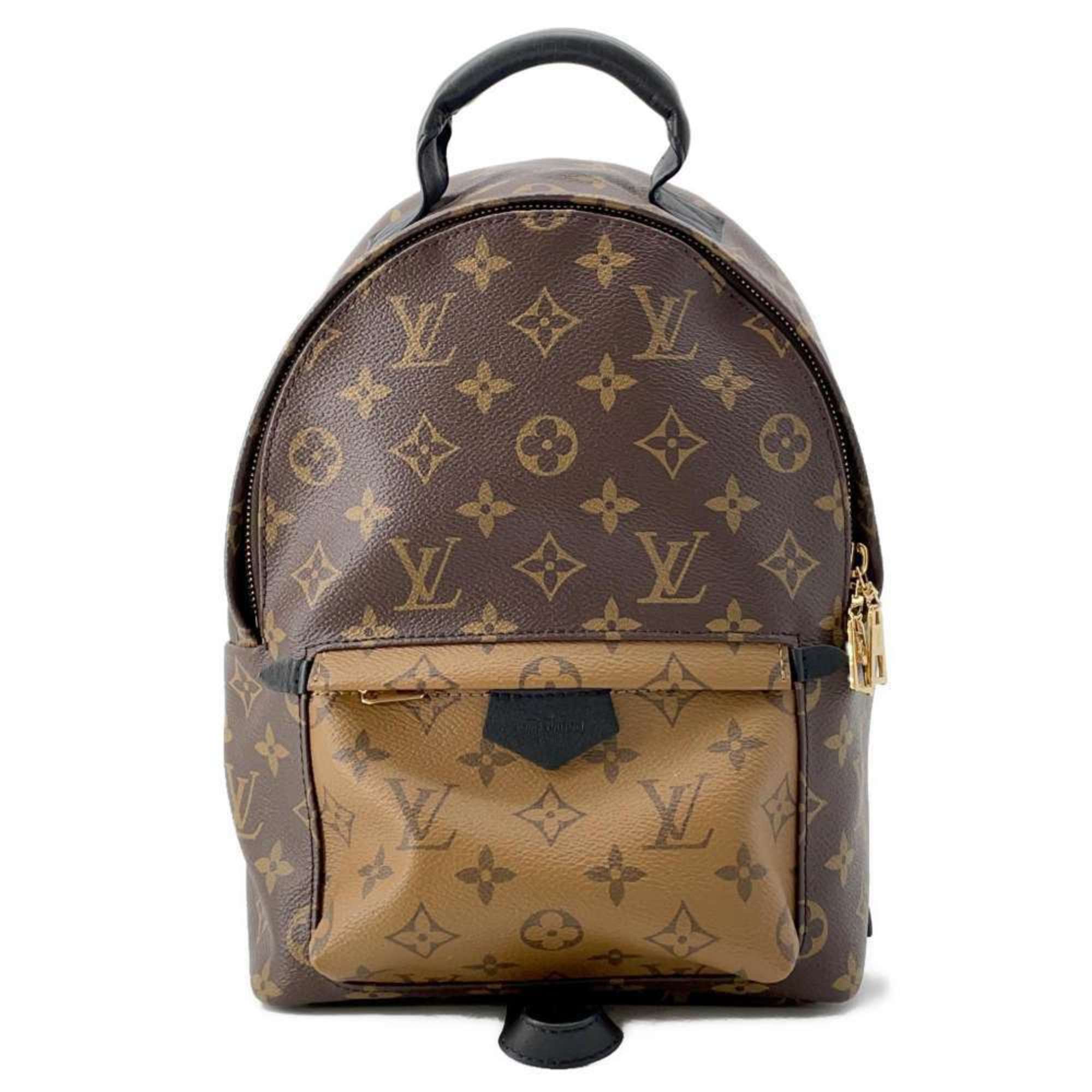 Louis Vuitton Backpack Monogram Palm Springs PM M44870 Black