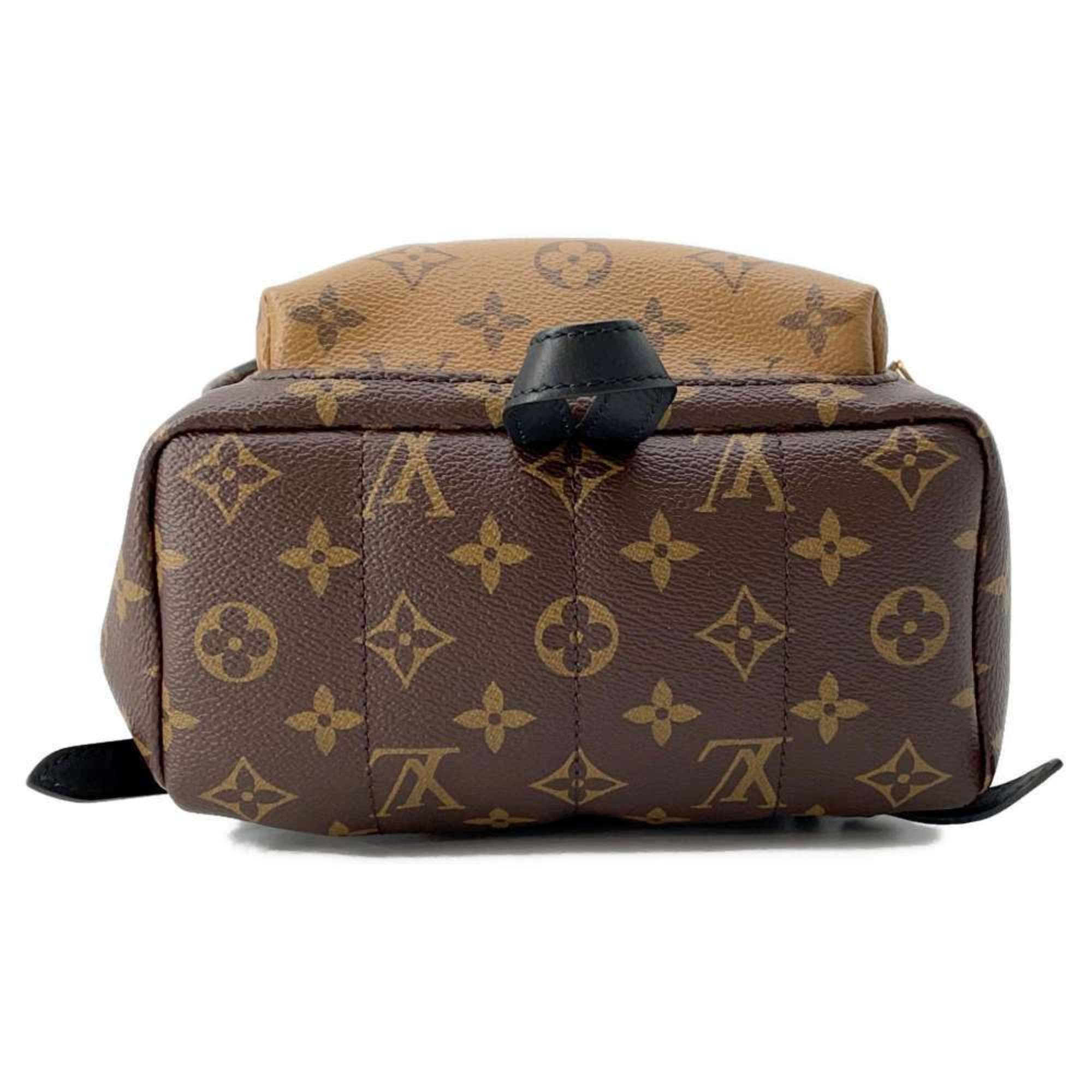 Louis Vuitton Backpack Monogram Palm Springs PM M44870 Black