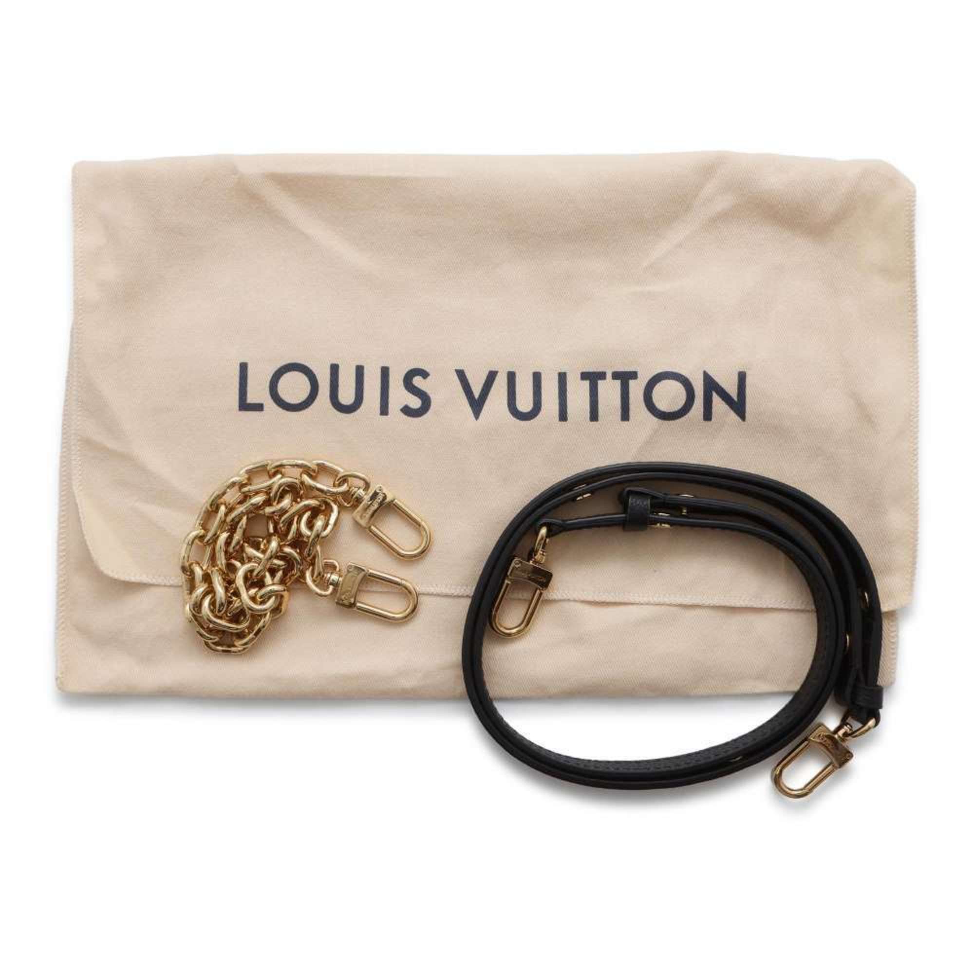 Louis Vuitton Handbag Monogram Empreinte Pochette Metis EW M46595 2way Shoulder Bag Black