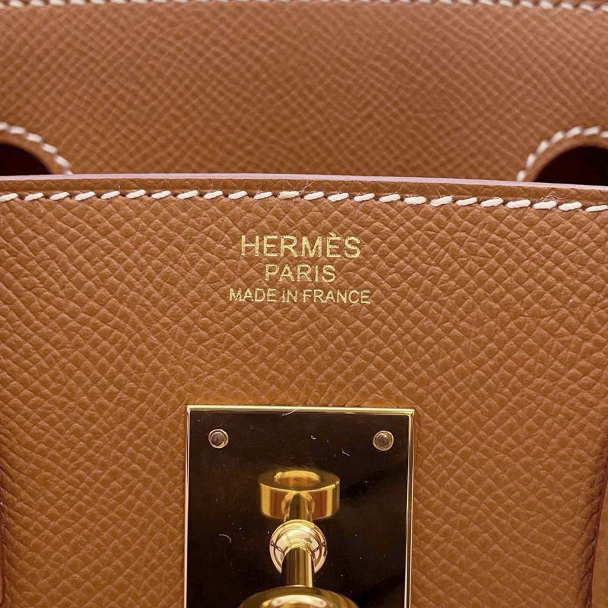 Hermes Birkin 30 Handbag Gold Epson U Stamp HERMES