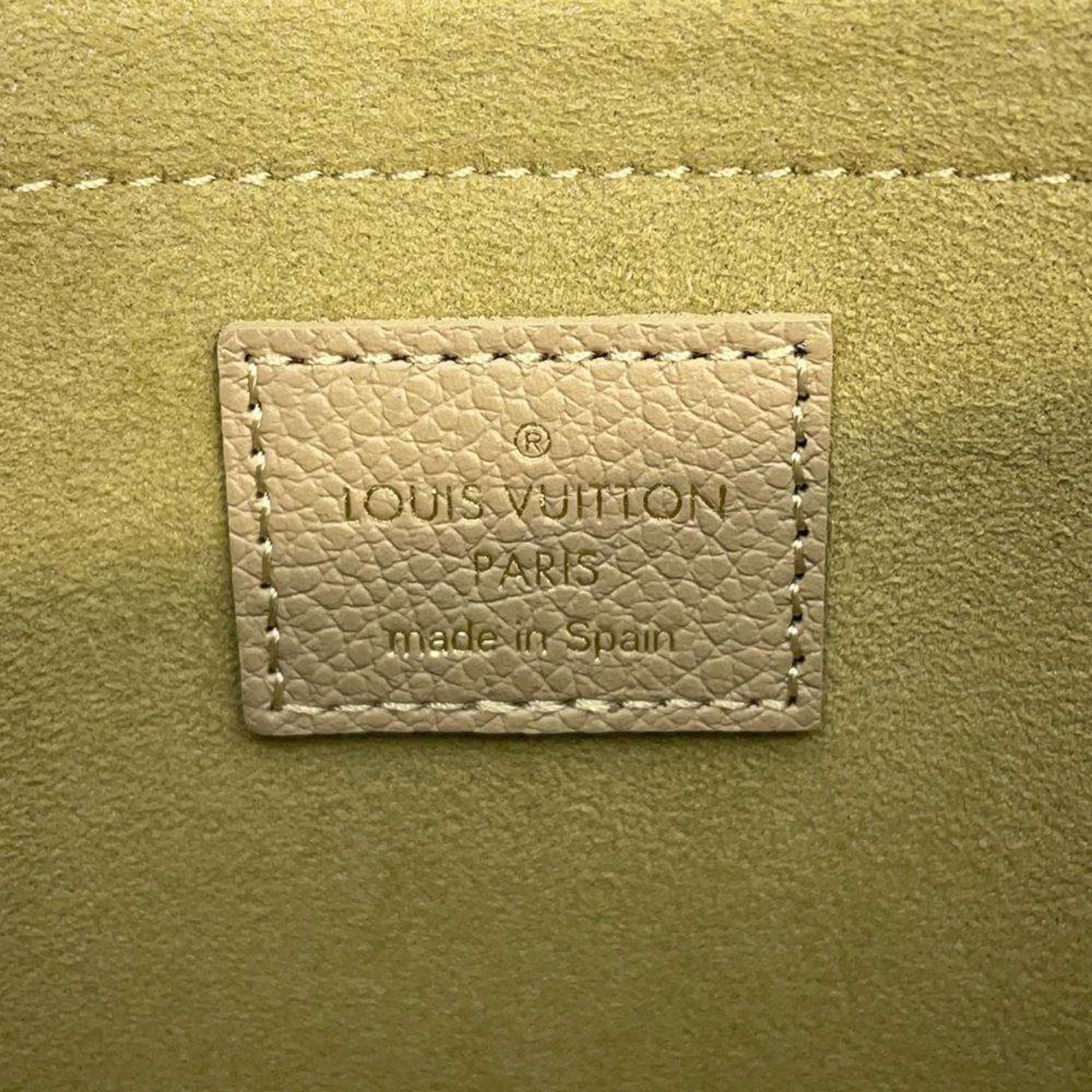 Louis Vuitton Chain Wallet Monogram Empreinte Pochette Felicie M82480 LOUIS VUITTON Green