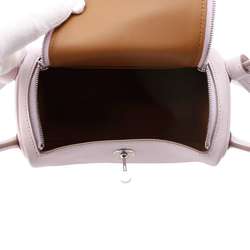 Hermes Lindy Verso Mauve Pale Gold Swift U Engraved 2way Shoulder Bag