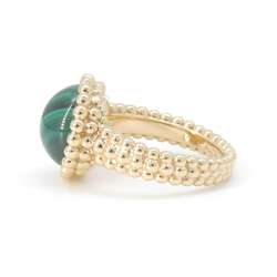 Van Cleef & Arpels Ring Perlée Couleurs Malachite K18YG Size 47 VCARP4DP47 VCARPJMU00