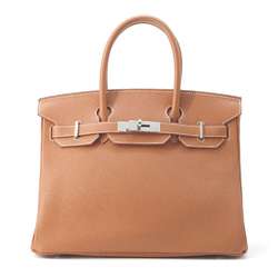 Hermes Birkin 30 Handbag Gold Togo U Stamp HERMES