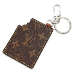 Louis Vuitton Bag Charm LV Chocolate Bar Monogram Leather M01478 Keychain