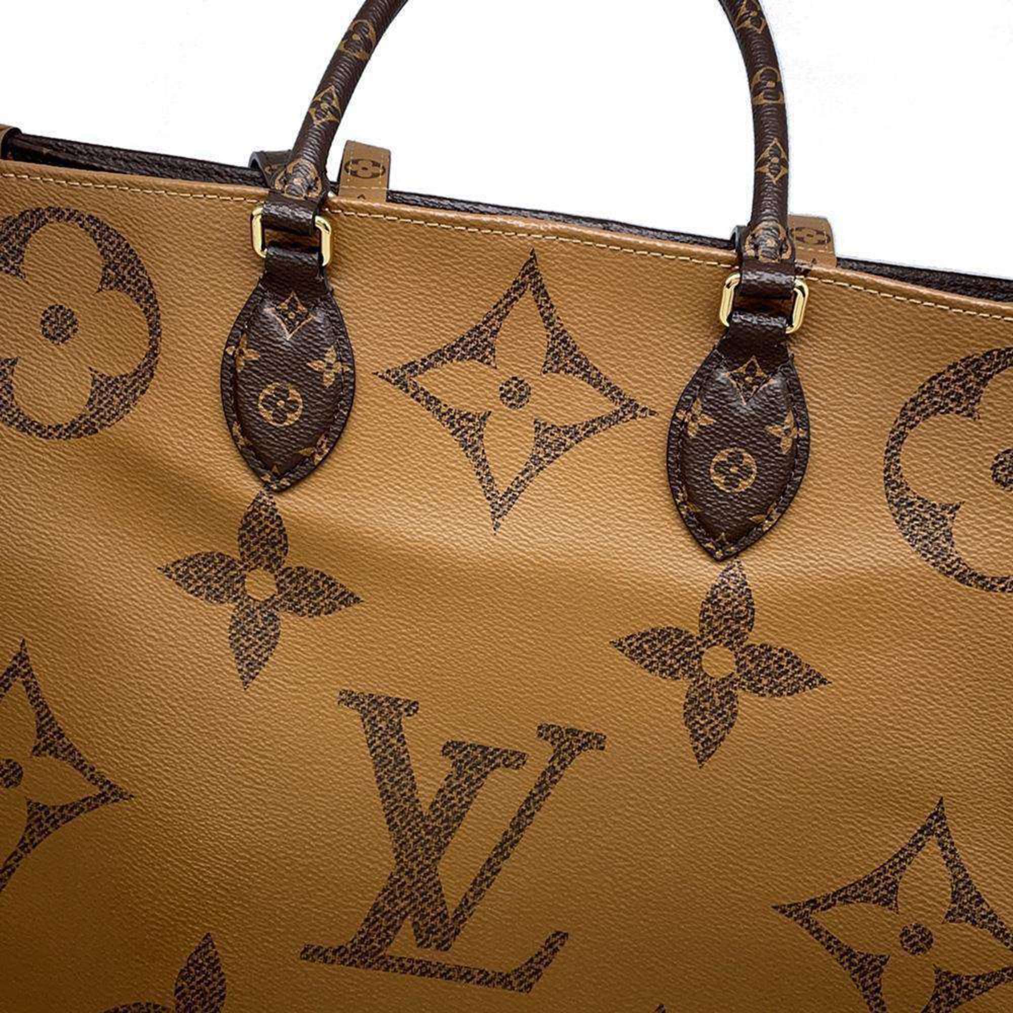 Louis Vuitton Tote Bag Monogram Reverse Giant On-the-Go GM M44576 2-way Shoulder