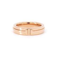 Tiffany Ring T Narrow K18PG Pink Gold Size Approx. 60151319 & Co.