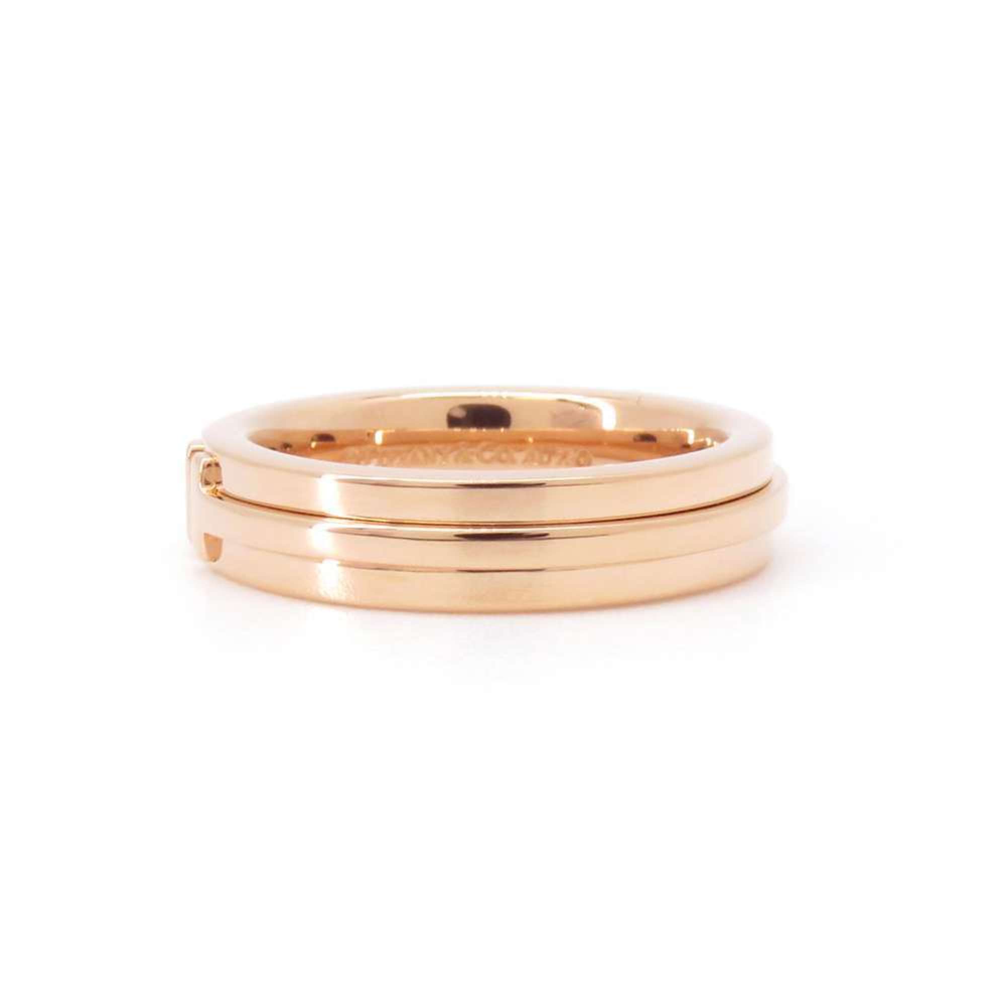 Tiffany Ring T Narrow K18PG Pink Gold Size Approx. 60151319 & Co.