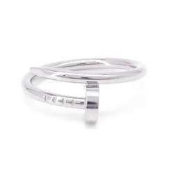 Cartier Ring Juste un Clou K18WG White Gold Small Model Size 48 B4226000