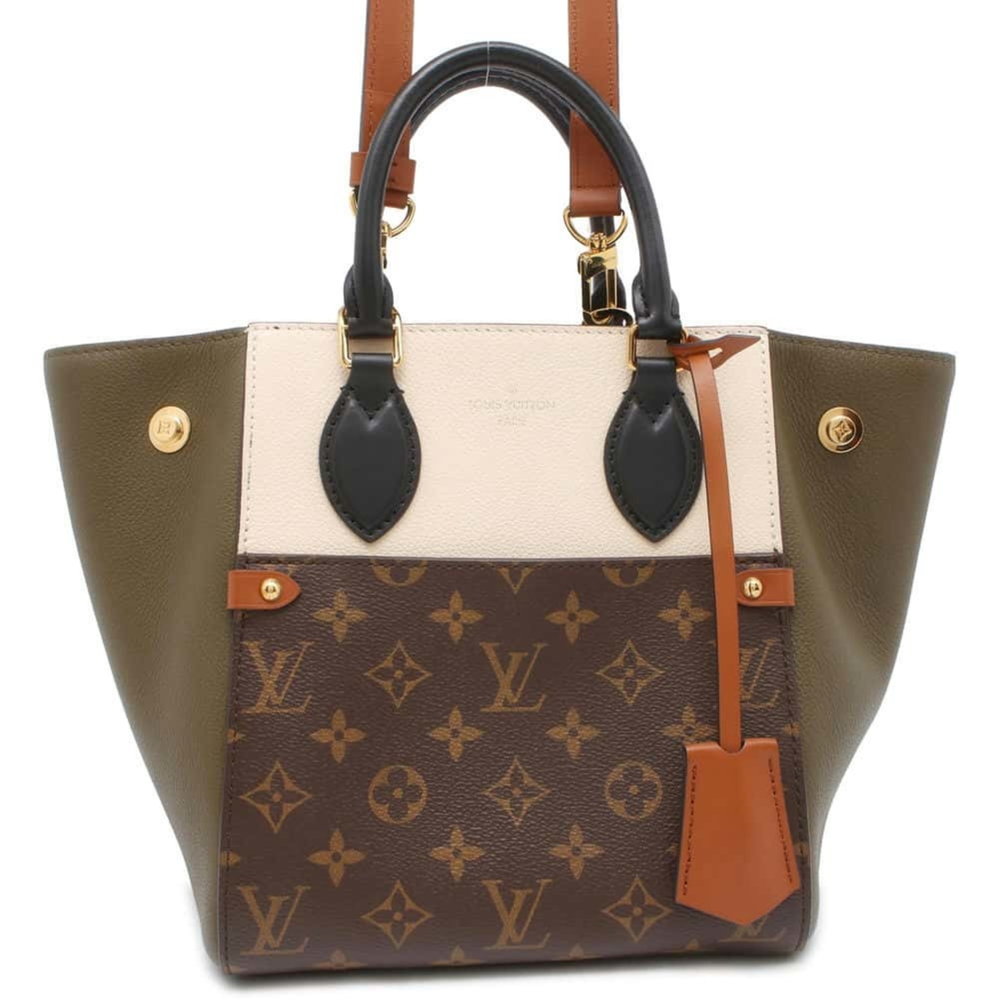 Louis Vuitton Handbag Monogram Leather Fold Tote PM M45388 LOUIS VUITTON Shoulder Bag