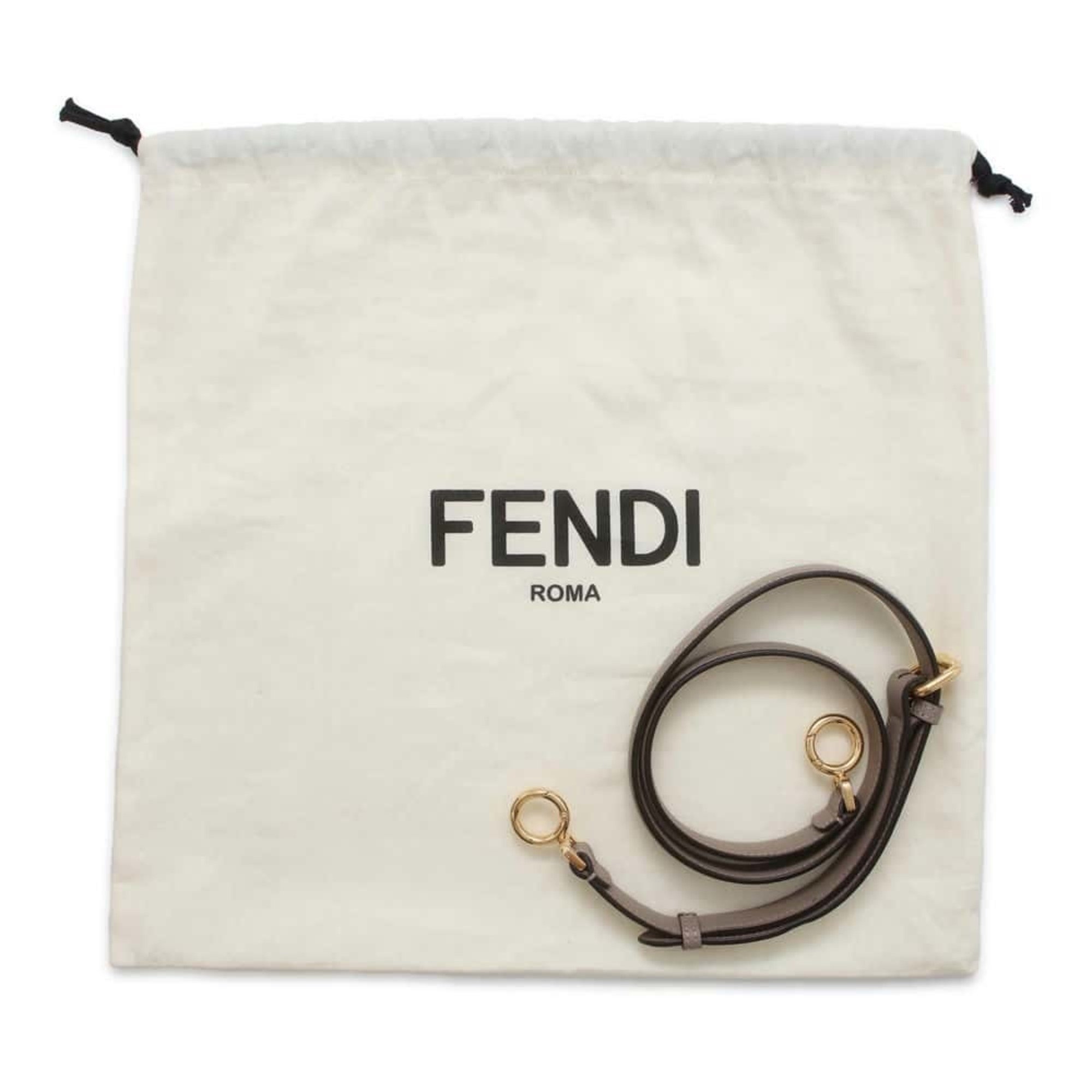 FENDI Handbag Peekaboo I See You Zucca Viscose 8BN327 2way Shoulder