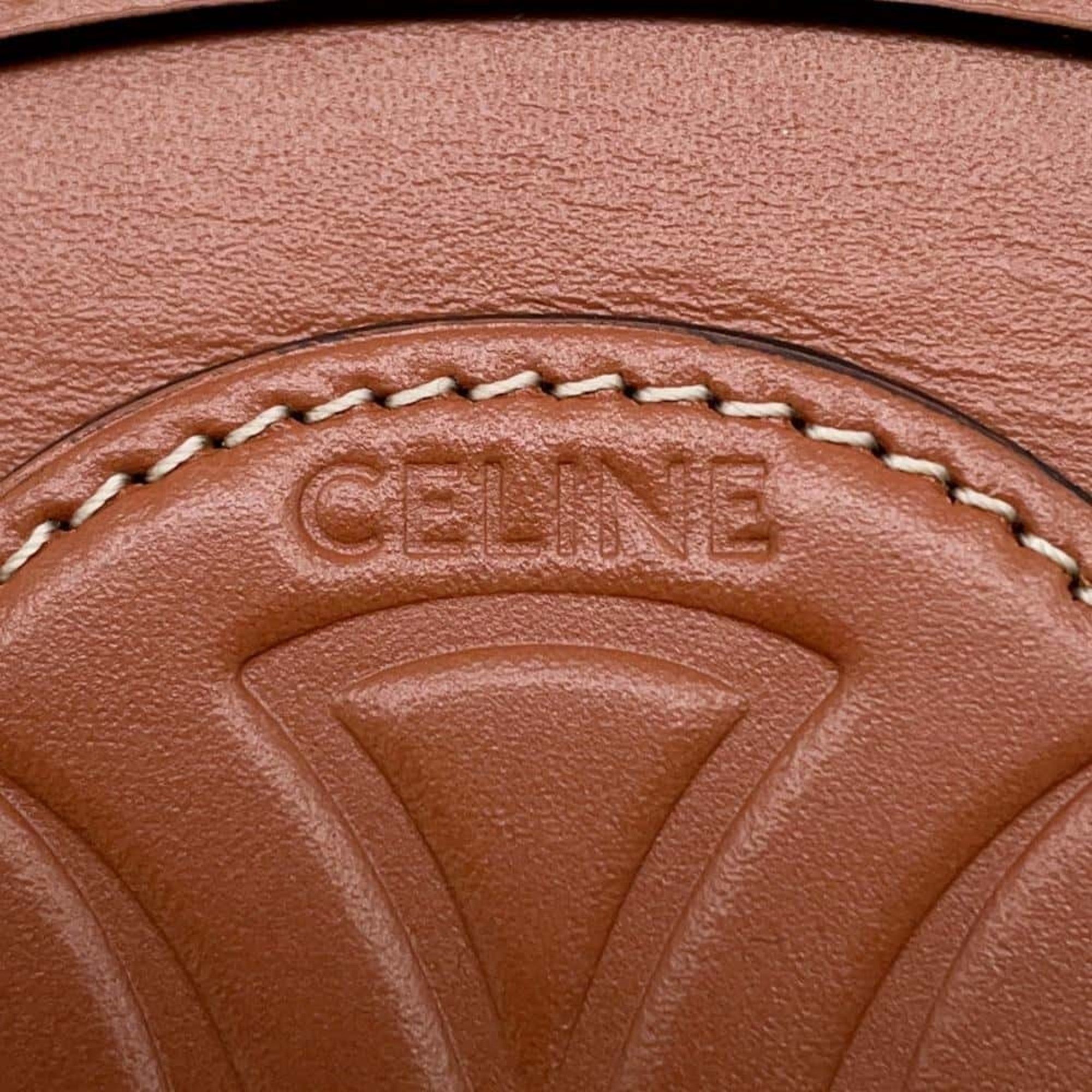 Celine Shoulder Bag Oval Purse Cuir Triomphe 10I703DPQ.04LU CELINE Crossbody