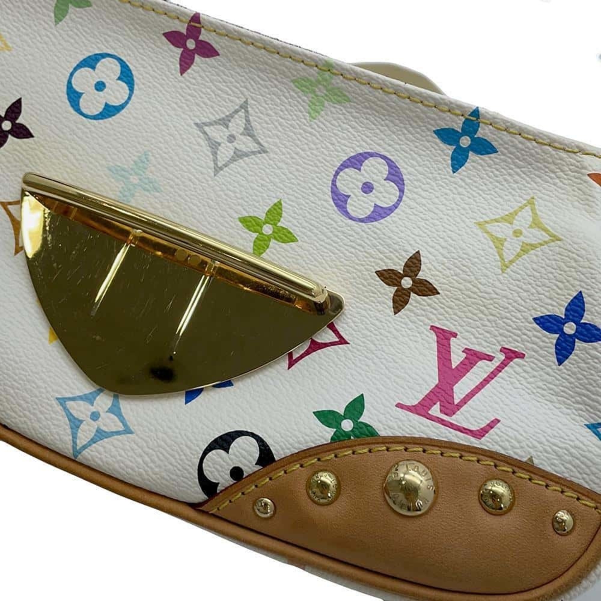 Louis Vuitton Handbag Monogram Multicolor Marilyn M40127 LOUIS VUITTON White