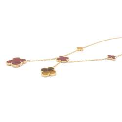 Van Cleef & Arpels Necklace Magic Alhambra 6 Motifs Carnelian Tiger's Eye K18YG VCARN5JP00