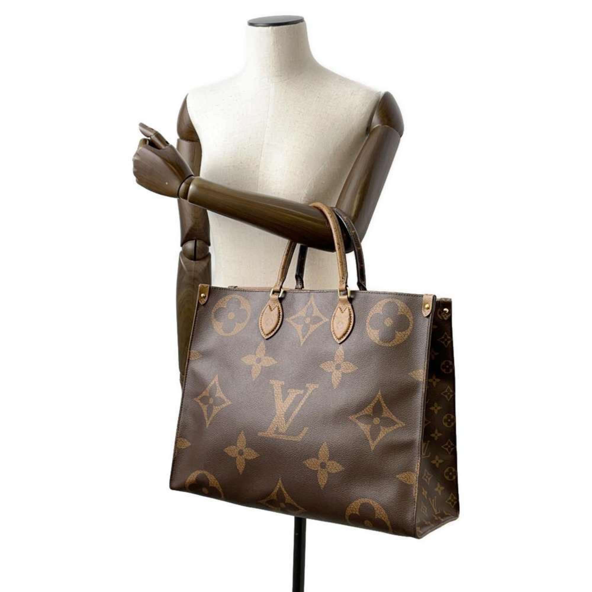 Louis Vuitton Tote Bag Monogram Reverse Giant On-the-Go GM M44576 2-way Shoulder