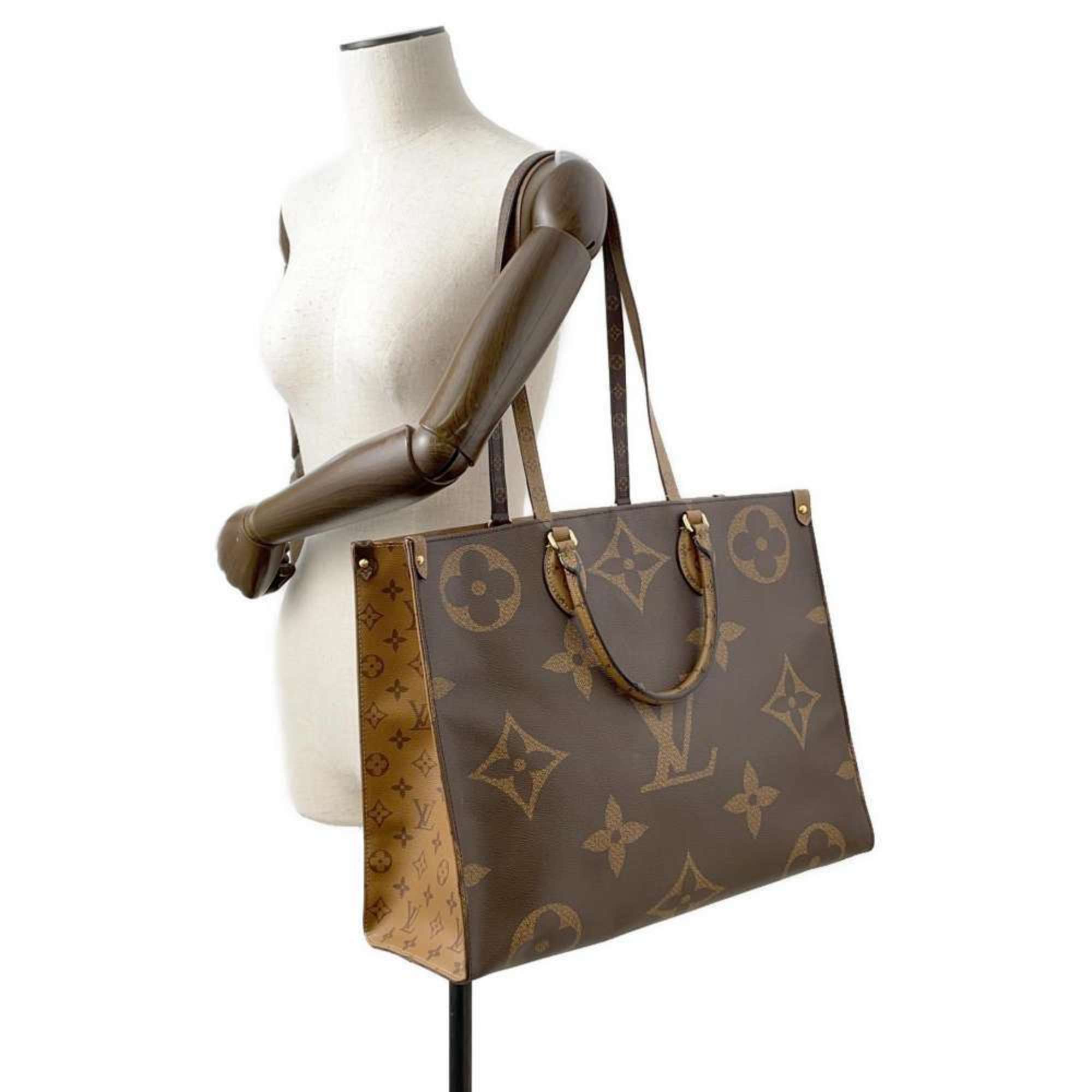 Louis Vuitton Tote Bag Monogram Reverse Giant On-the-Go GM M44576 2-way Shoulder