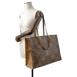 Louis Vuitton Tote Bag Monogram Reverse Giant On-the-Go GM M44576 2-way Shoulder