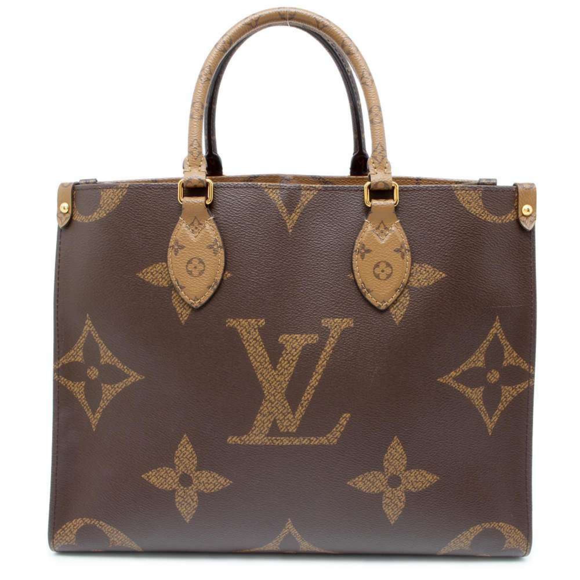 Louis Vuitton Tote Bag Monogram Reverse Giant On-the-Go MM M45321 LOUIS VUITTON Handbag