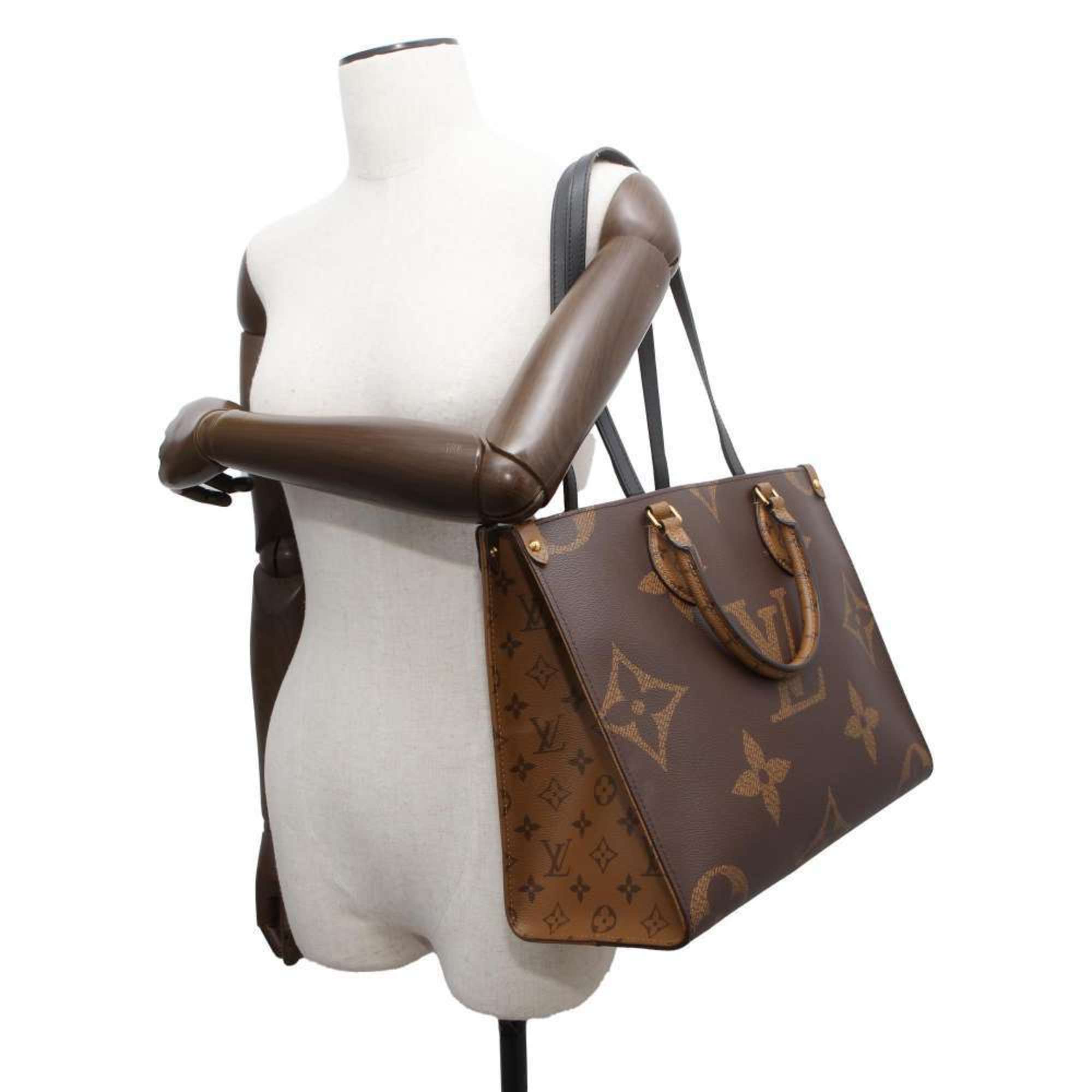 Louis Vuitton Tote Bag Monogram Reverse Giant On-the-Go MM M45321 LOUIS VUITTON Handbag