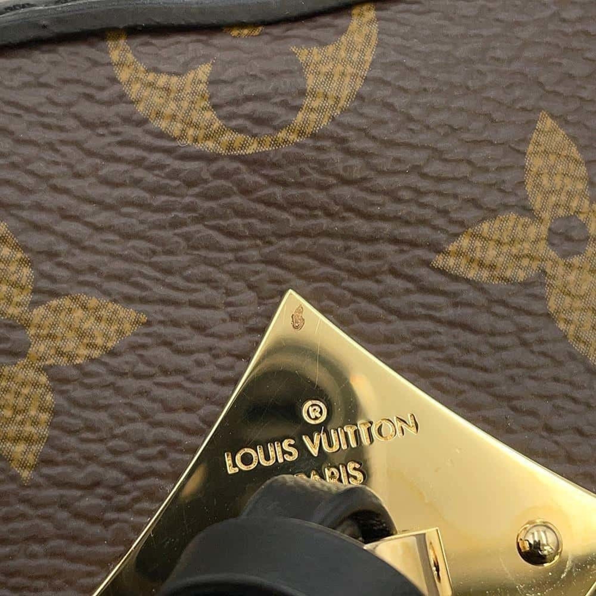 Louis Vuitton Shoulder Bag Monogram Santonge M43555 LOUIS VUITTON Tassel Black