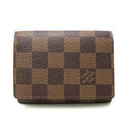 Louis Vuitton Damier Envelope Business Card Holder N62920 Damier Canvas Business Card Case Ebene