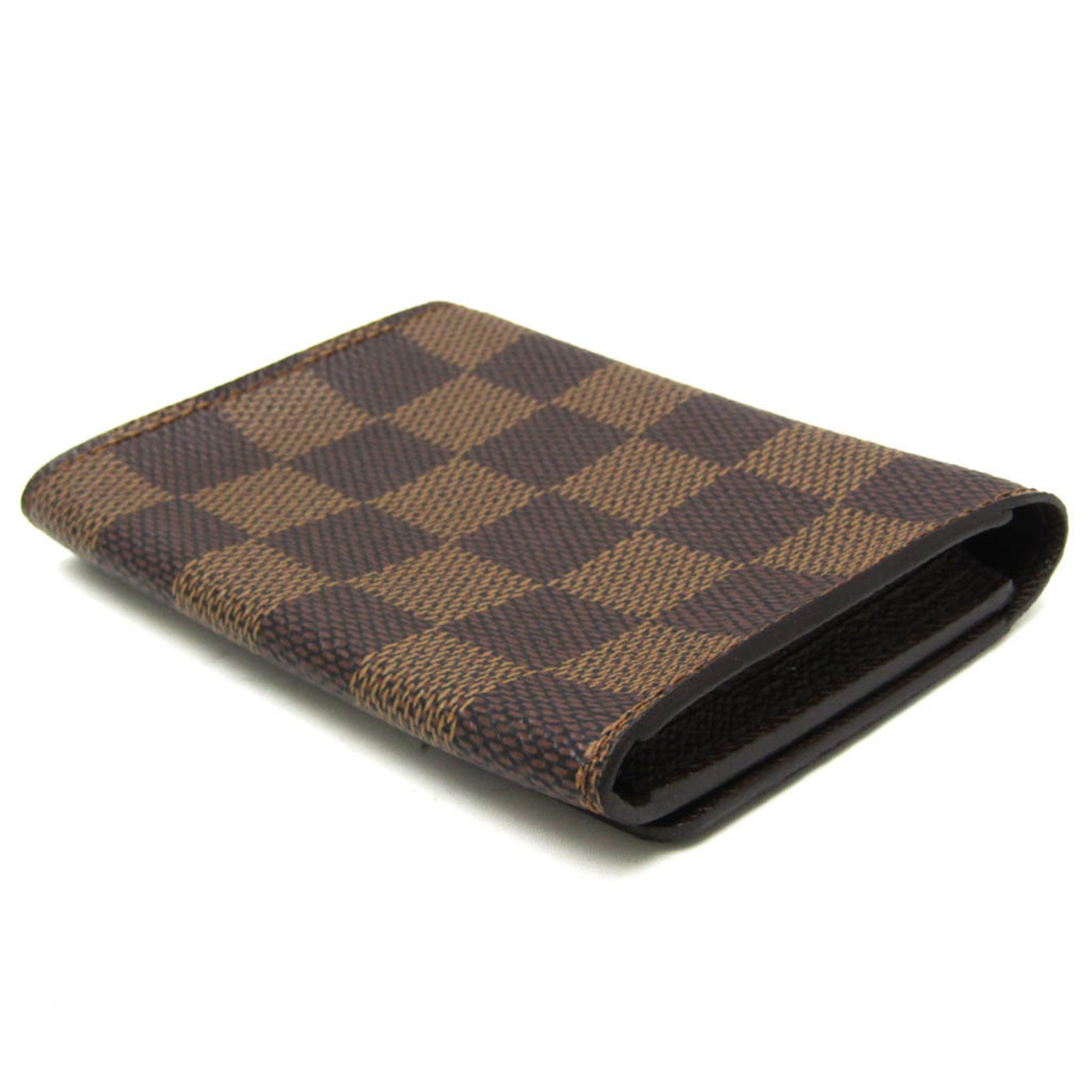 Louis Vuitton Damier Envelope Business Card Holder N62920 Damier Canvas Business Card Case Ebene