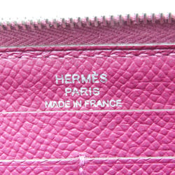 Hermes Asap Long Women,Men Epsom Leather Long Wallet (bi-fold) Purple