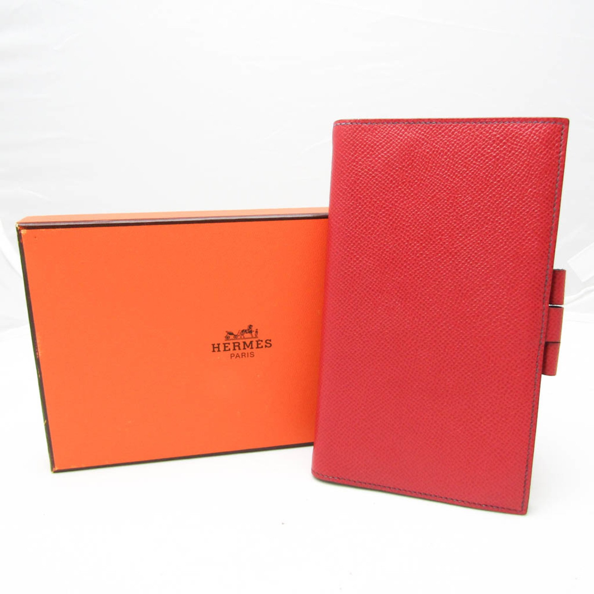 Hermes Agenda A6 Planner Cover Dark Navy,Red Color Vision