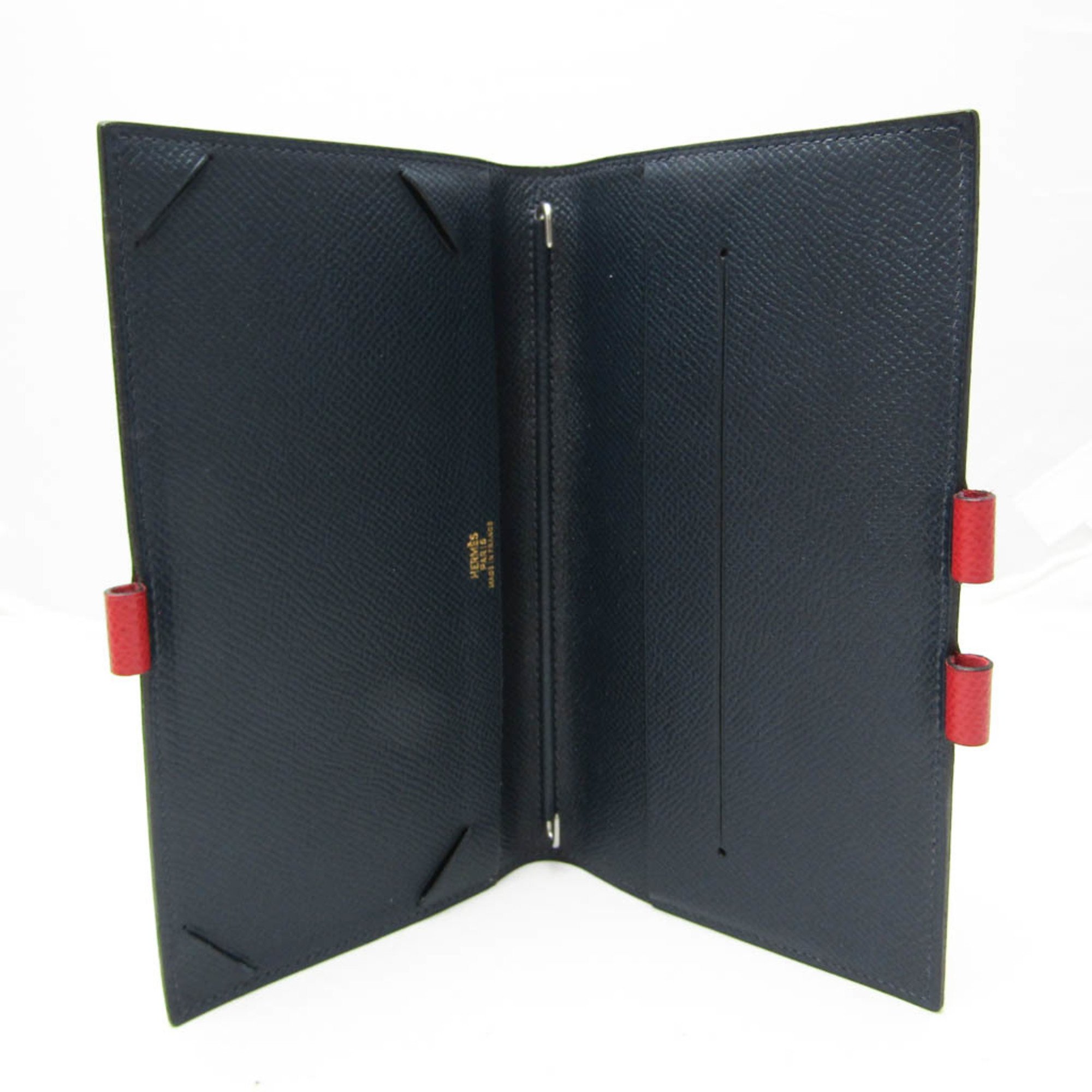 Hermes Agenda A6 Planner Cover Dark Navy,Red Color Vision