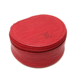 Louis Vuitton Epi Ecrin Bijoux 10 M48217 Jewelry Case Castilian Red Epi Leather