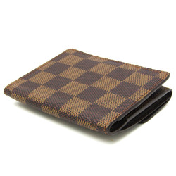 Louis Vuitton Damier Ludlow N62925 Men,Women Damier Canvas Coin Purse/coin Case Ebene