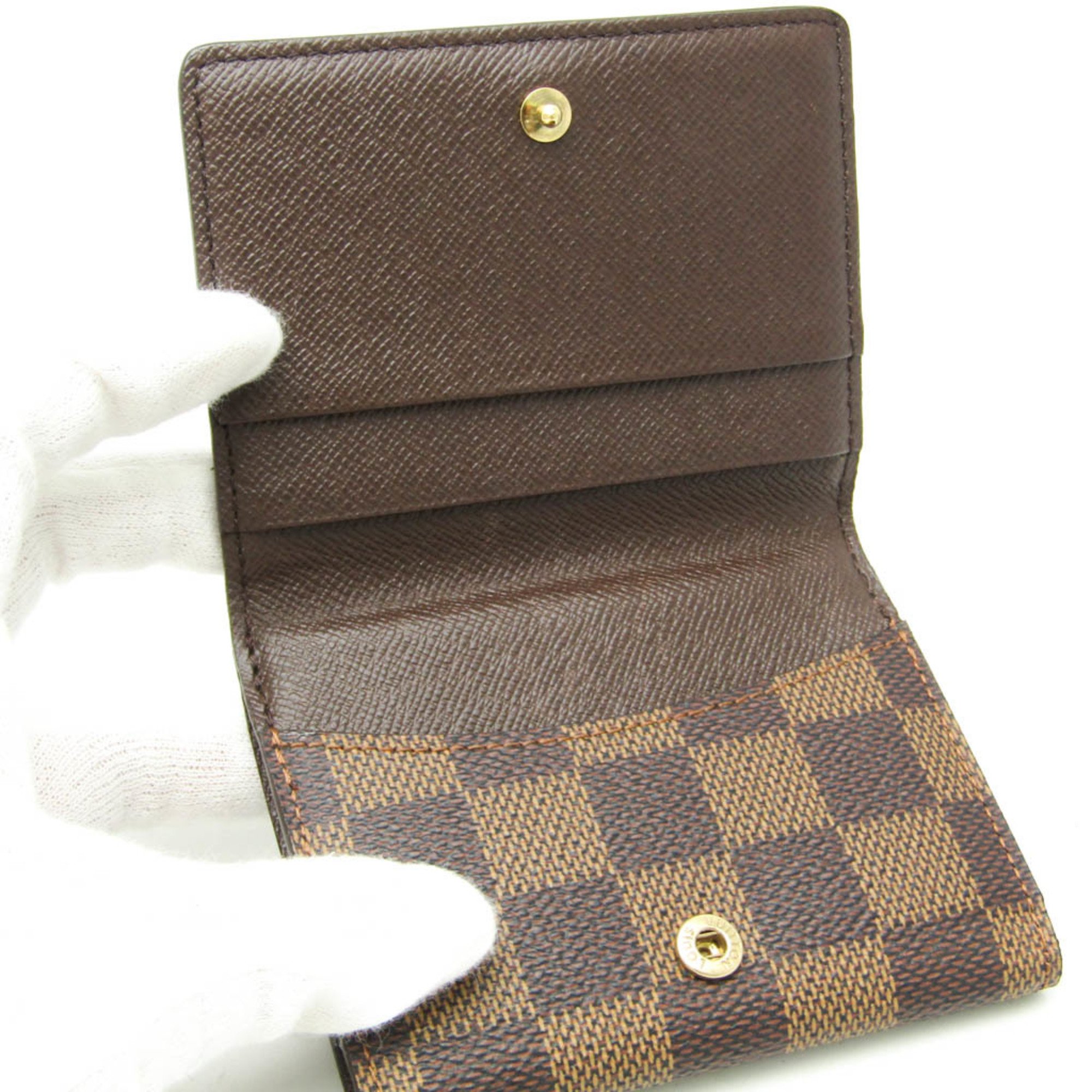 Louis Vuitton Damier Ludlow N62925 Men,Women Damier Canvas Coin Purse/coin Case Ebene