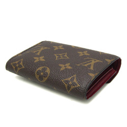 Louis Vuitton Monogram Victorine Wallet M41938 Women's Monogram Wallet (tri-fold) Fuchsia,Monogram